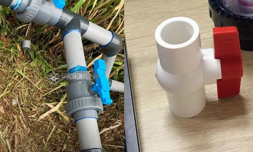 van bi nhựa upvc hồ bơi tưới tiêu