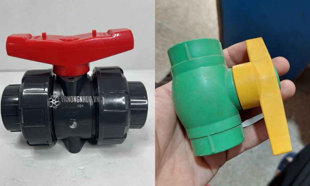 van bi nhựa upvc nước uống