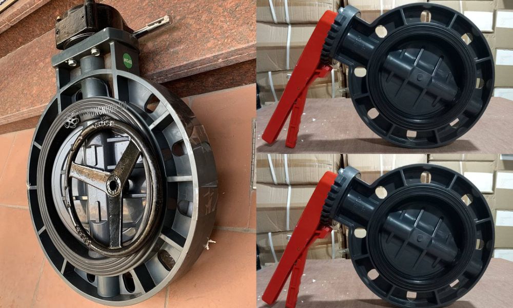 van bướm nhựa dn200 dễ bảo trì không