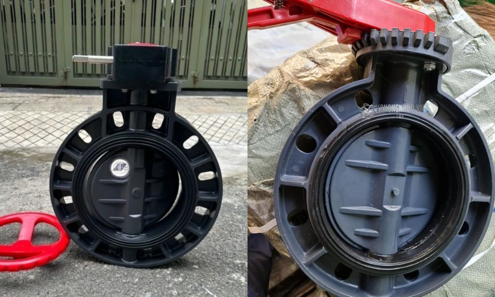 van bướm nhựa dn200 dùng cho nước sạch