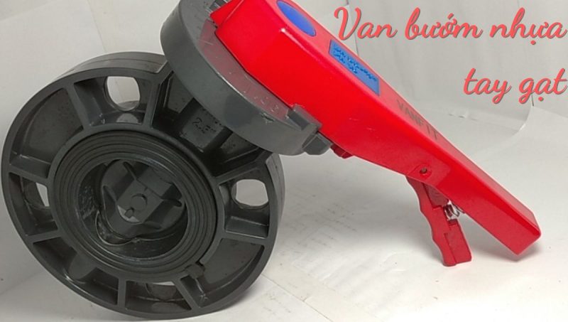 van bướm nhựa tay gạt