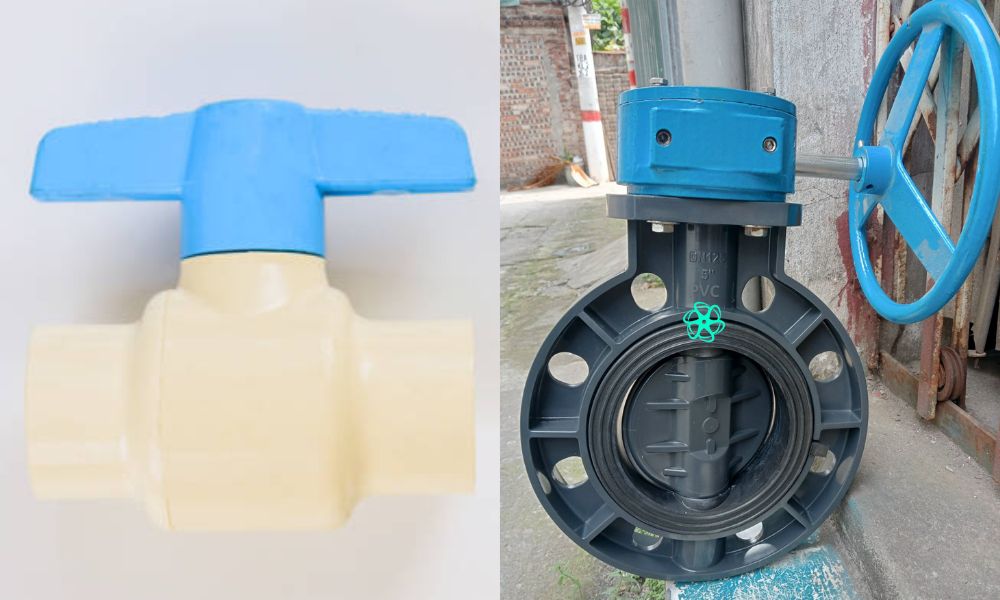 vận hành van nhựa pvc