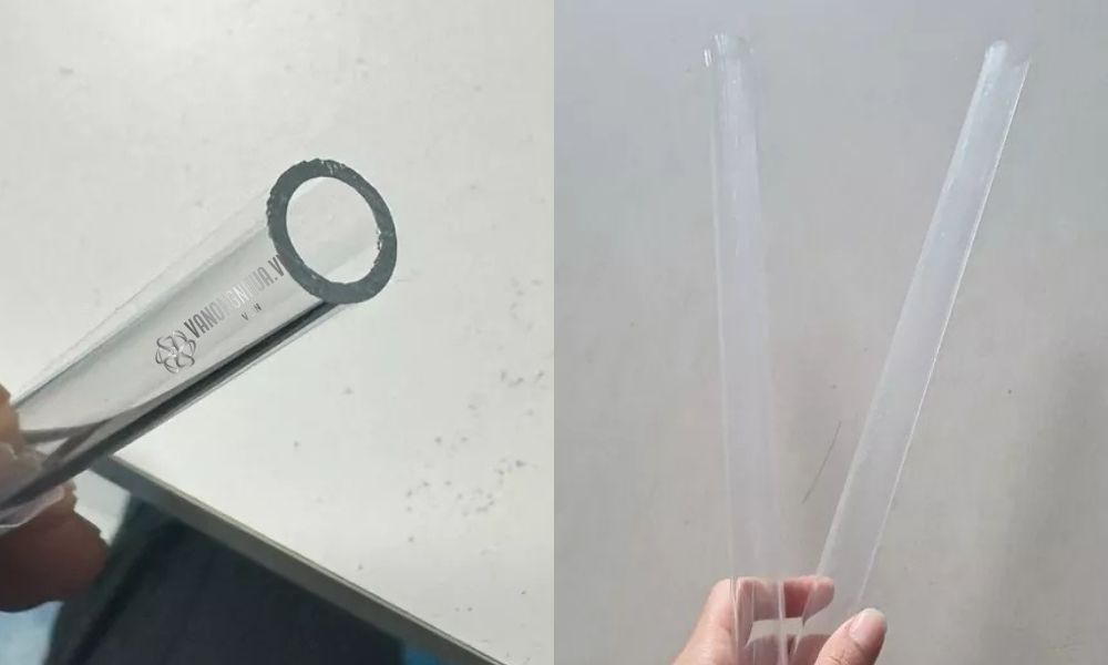 vật liệu ống nhựa cứng trong suốt