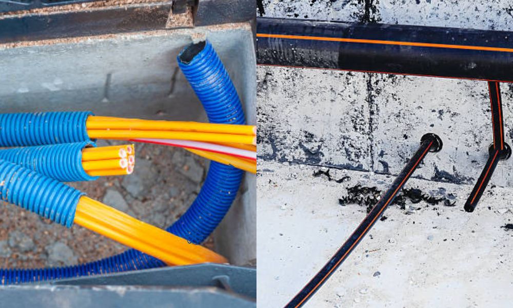 áp dụng ống hdpe luồn dây điện
