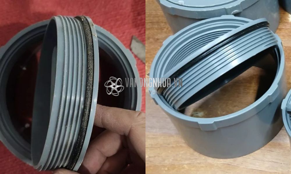 cấu tạo bịt xả thông tắc pvc 140