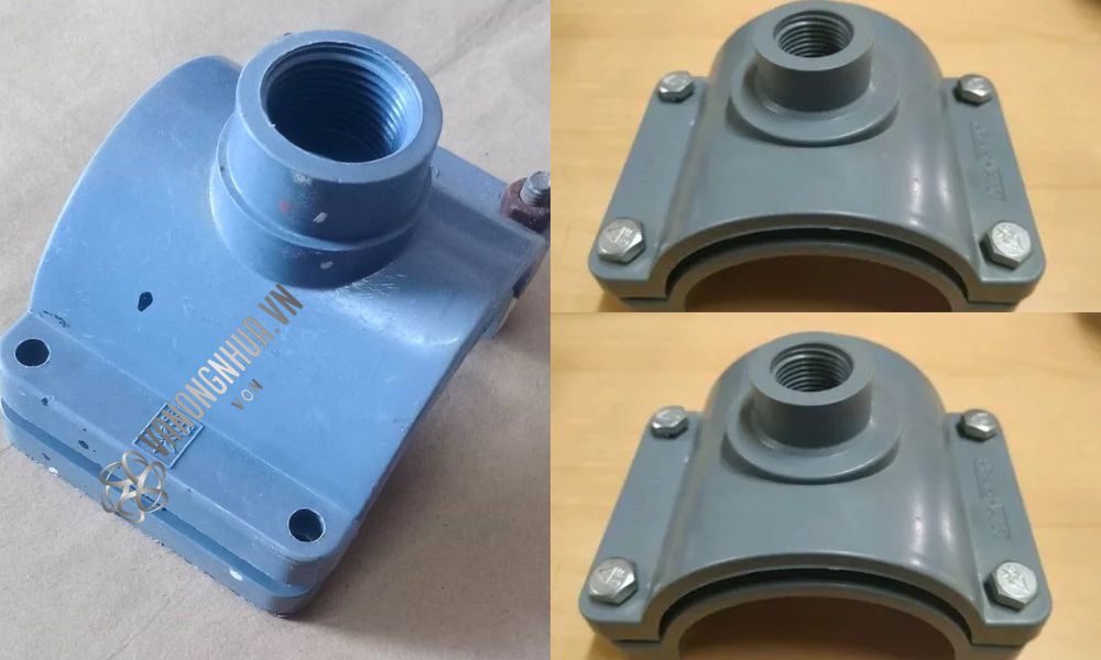 đai khởi thủy pvc 114 bắt bu lông