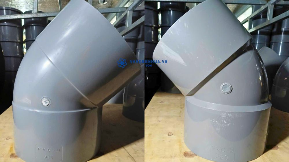 góc nghiêng phổ biến chếch nhựa