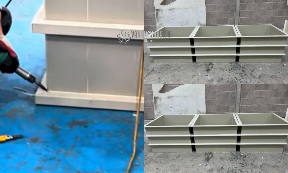 hàn tấm bồn nhựa pp