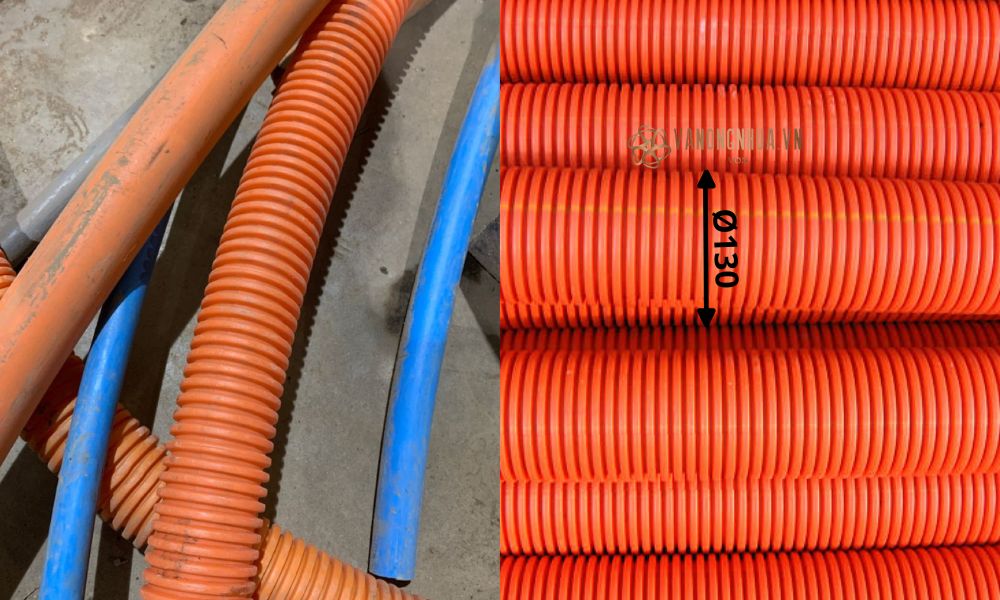 khái niệm ống nhựa xoắn hdpe 130 100