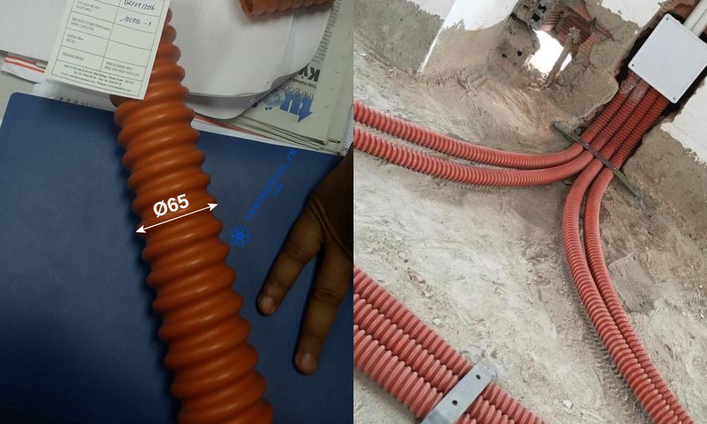 khái niệm ống nhựa xoắn hdpe 65 50