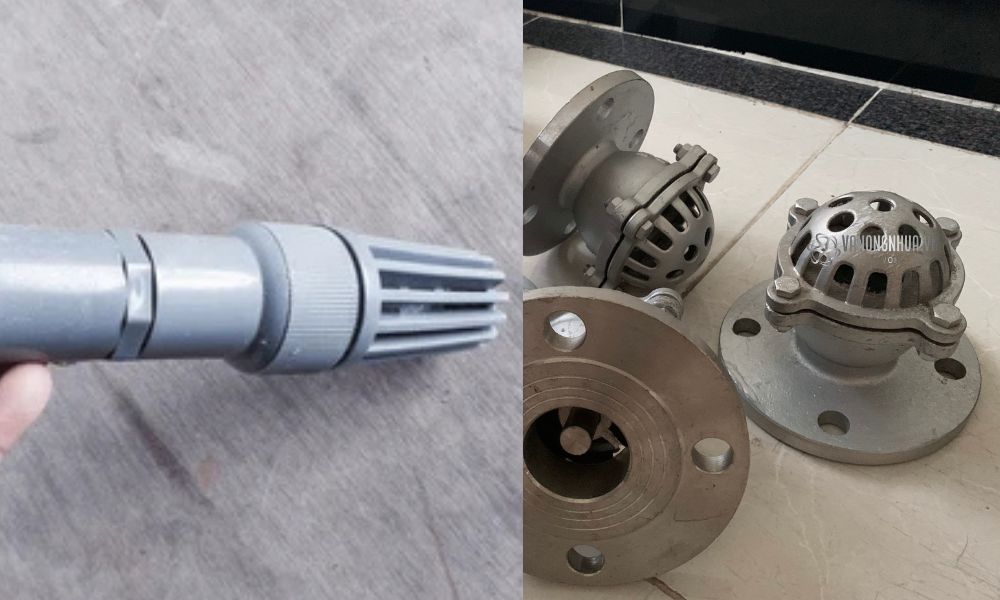 kích cỡ foot valve