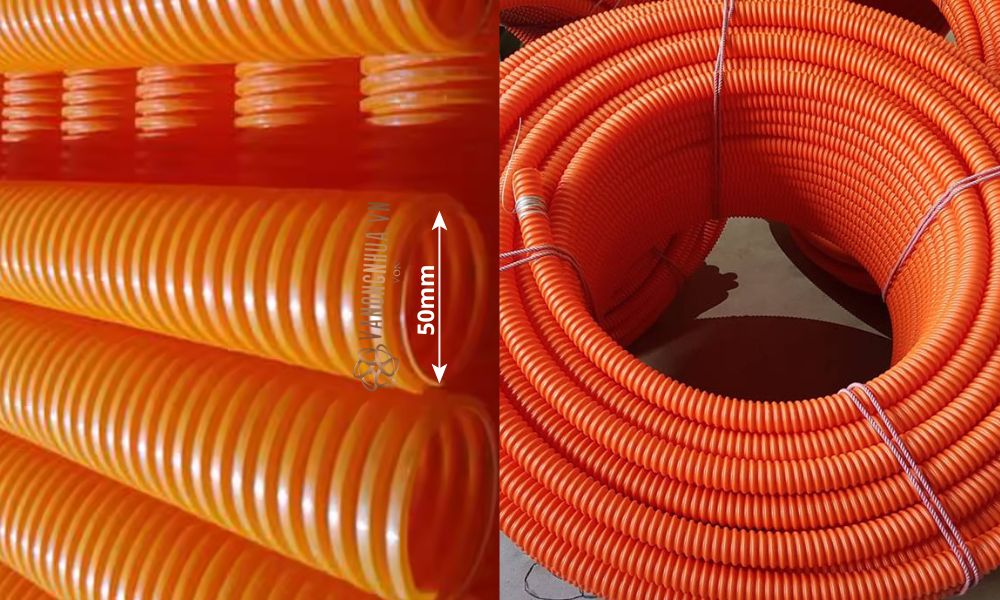 kích thước ống nhựa xoắn hdpe 65 50
