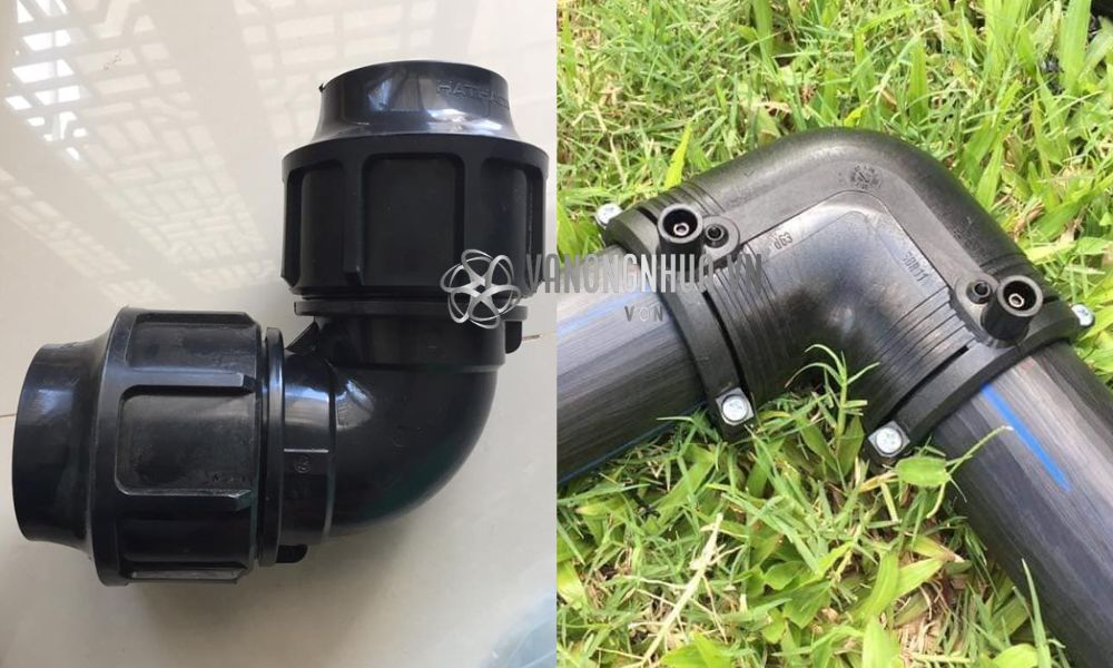 kiểu kết nối cút hdpe 63