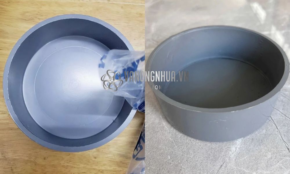kiểu kết nối nắp bịt ống nhựa pvc 110