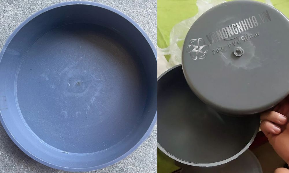 kiểu kết nối nắp bịt ống nhựa pvc 200