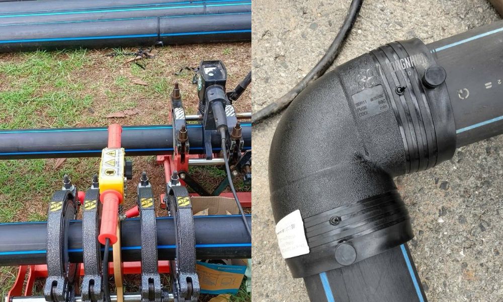 kiểu kết nối ống hdpe 110