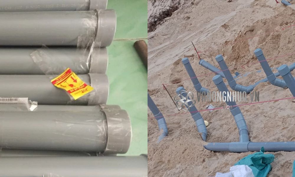 lắp đặt nắp bịt ống nhựa pvc 90