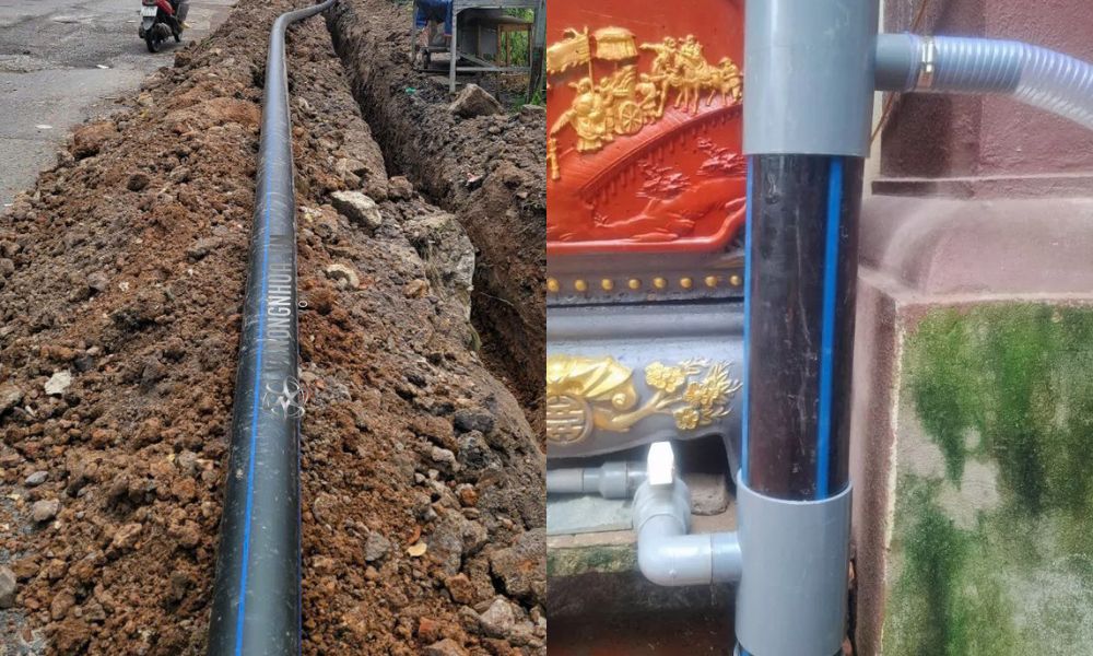 lắp đặt ống hdpe 110