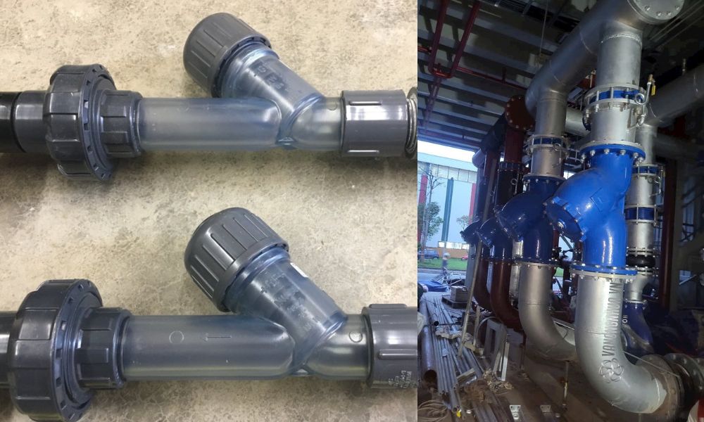 lắp đặt y strainer