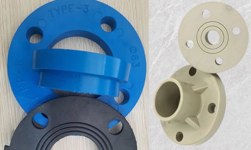 mặt bích và đầu nối bích ppr