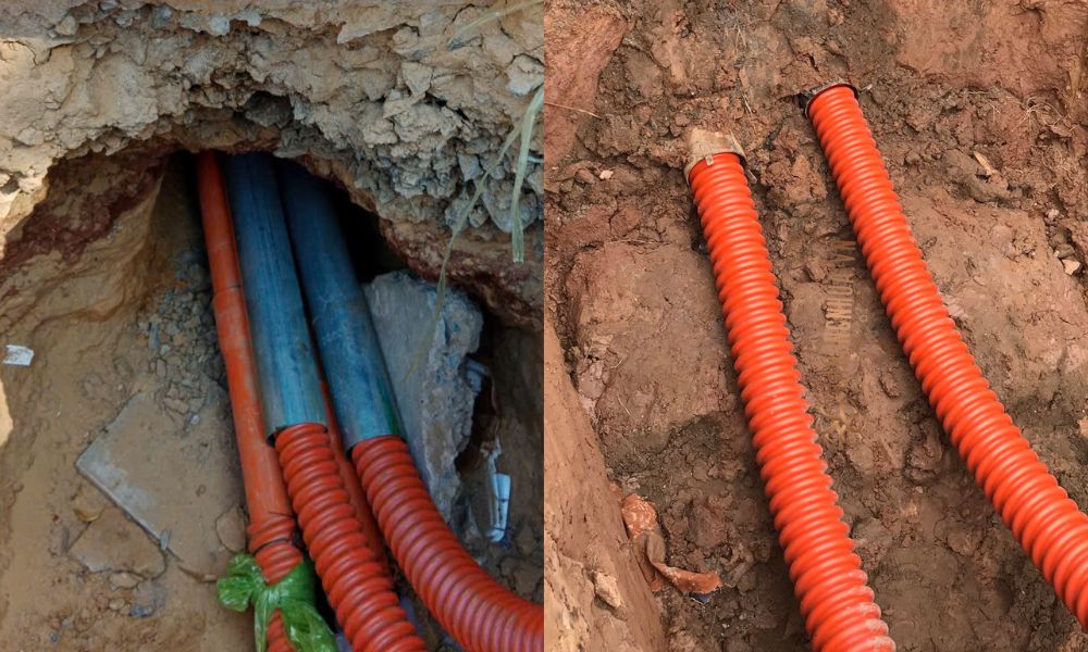 ống nhựa xoắn hdpe 130 100 chịu tải trọng