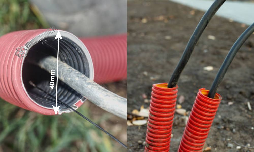 ống nhựa xoắn hdpe 40 30 cấp điện