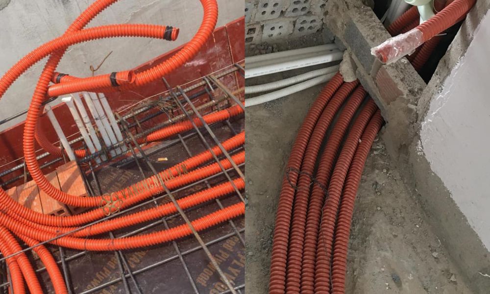 ống nhựa xoắn hdpe 40 30 thoát nước