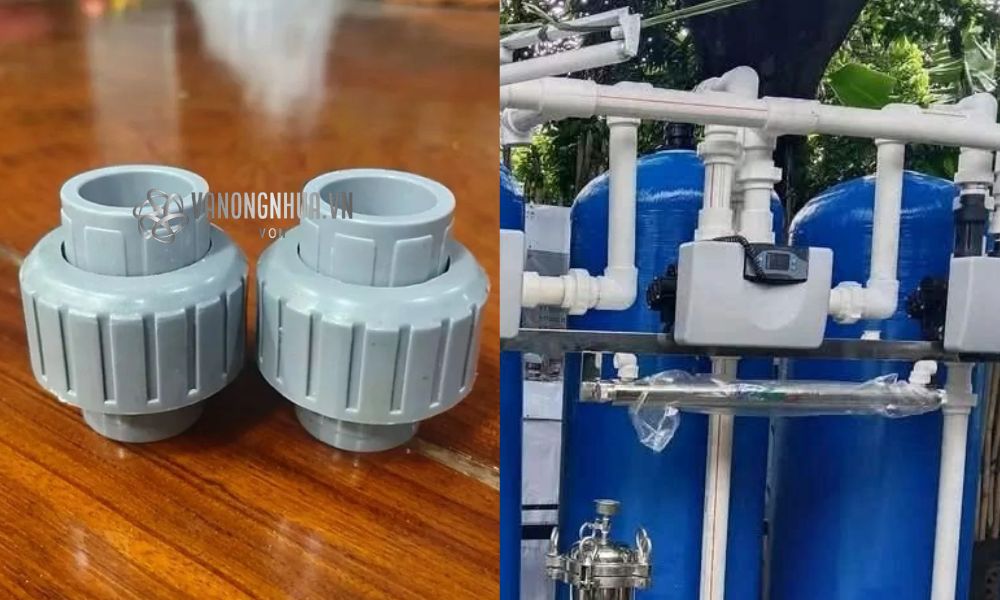 rắc co nhựa 42 với áp cao