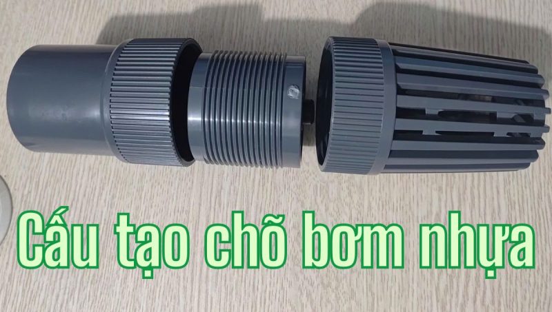 tìm hiểu cấu tạo chõ bơm nước