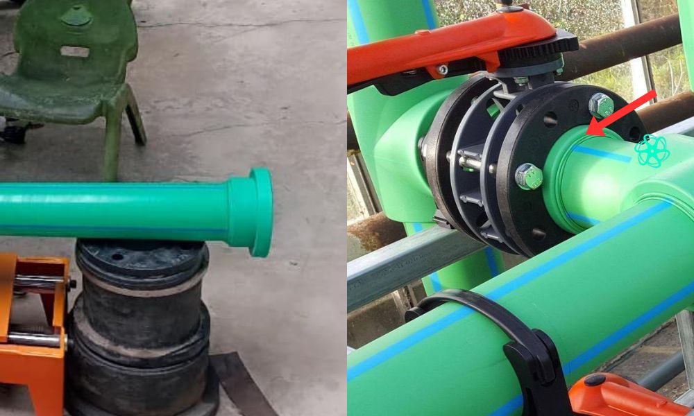 ứng dụng đầu nối bích ppr
