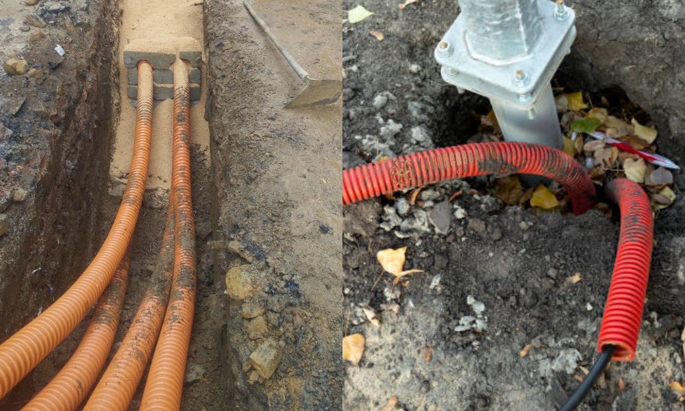 ứng dụng ống ruột gà hdpe