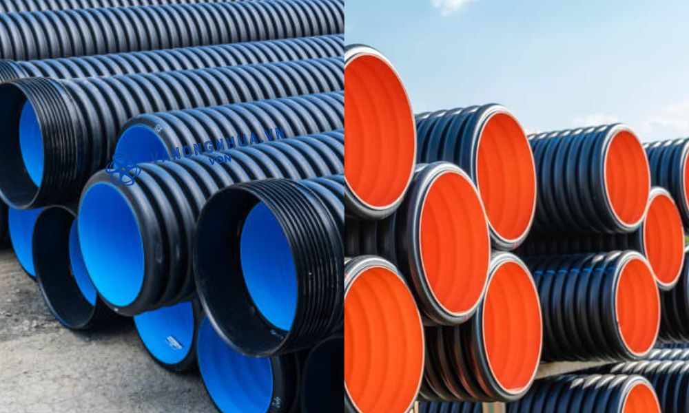 vật liệu ống hdpe 2 vách