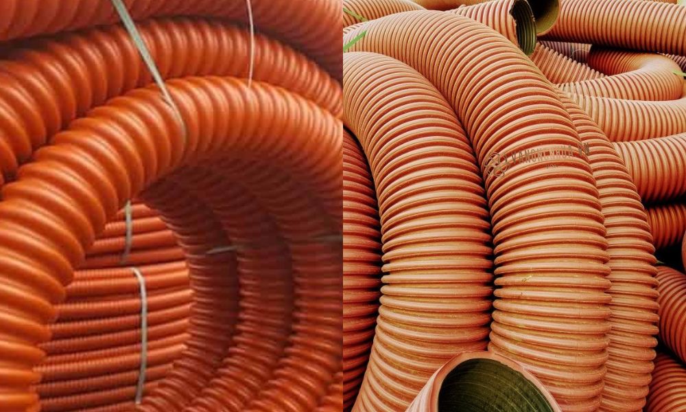 vật liệu ống nhựa xoắn hdpe 195 150