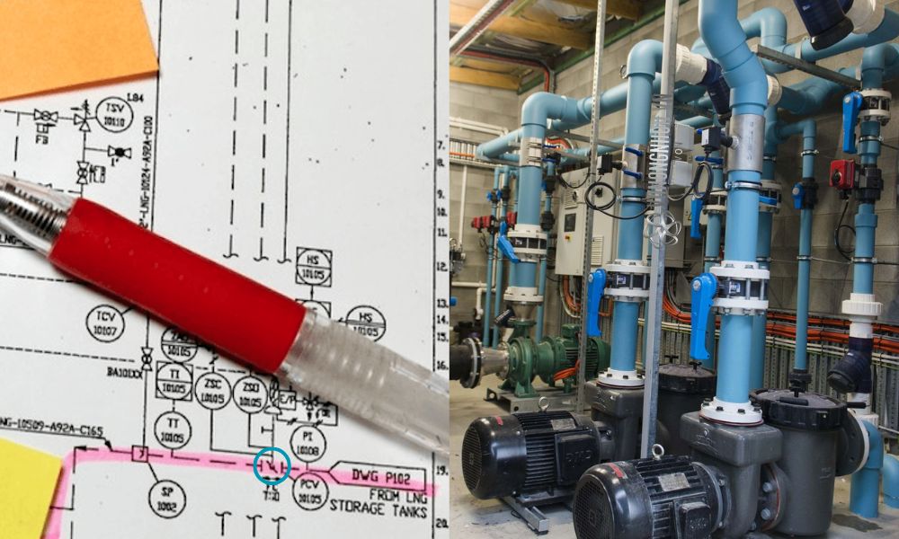 bản vẽ nào cần ký hiệu van bướm