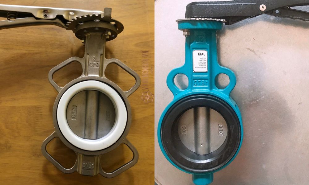 các loại van bướm kẹp