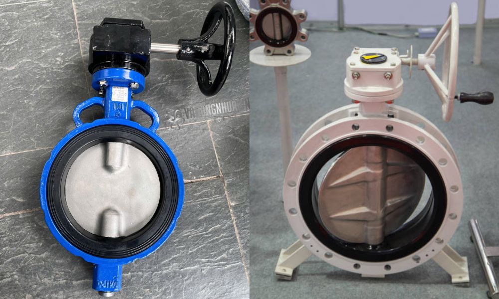 các loại van bướm kim loại