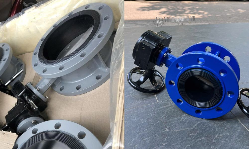 các loại van bướm mặt bích