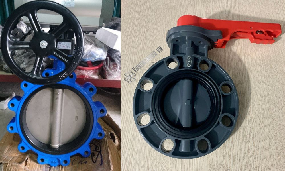 các loại van bướm tai bích