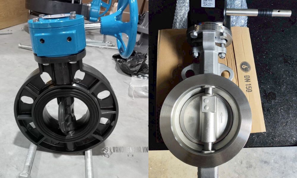 các loại van bướm theo cấu tạo