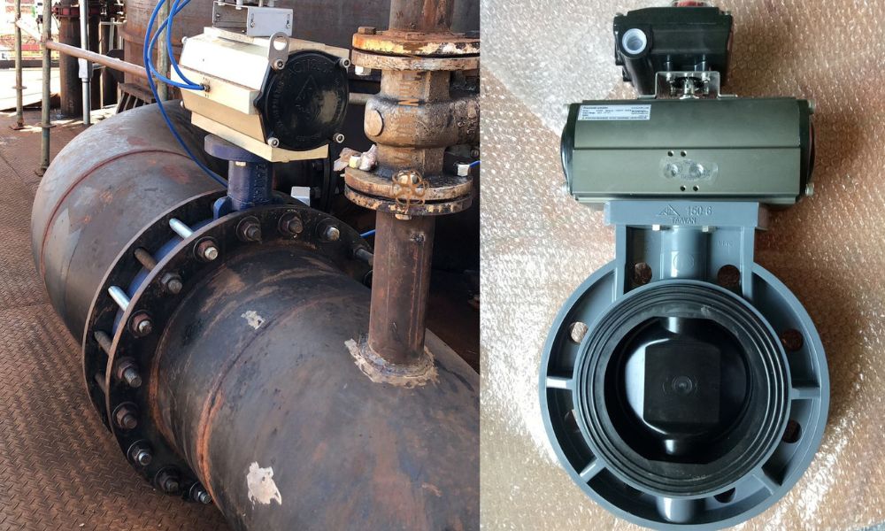 các loại van bướm tự động