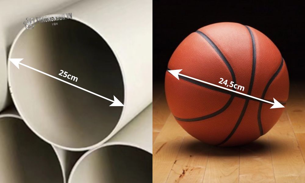 cỡ ống nhựa pp d250 bằng vật gì