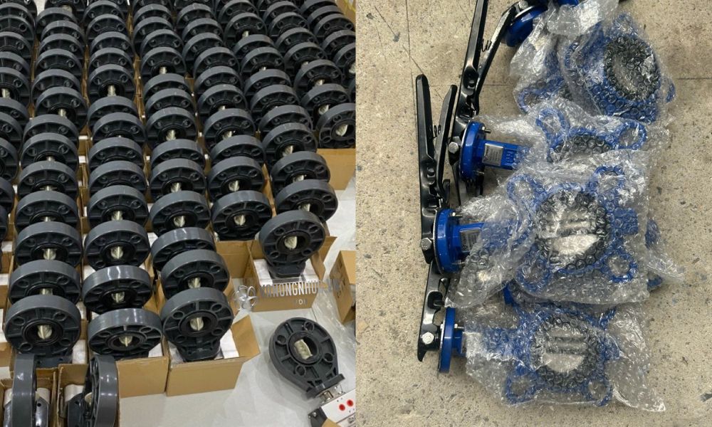 giá van bướm dn50