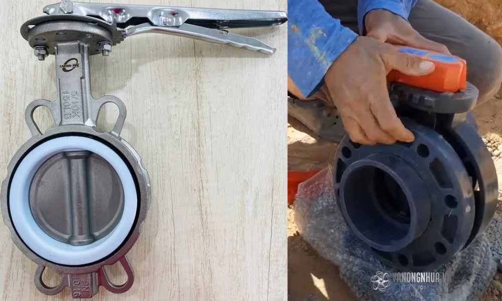 kiểm tra trước khi lắp đặt van bướm