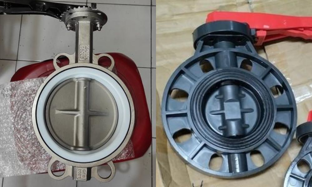 kiểu kết nối van bướm dn150