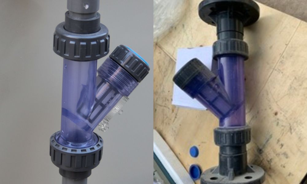 kiểu kết nối y lọc dn65