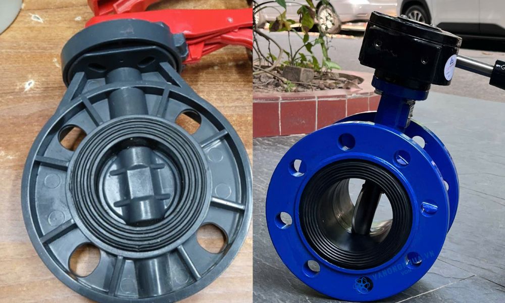 kiểu thiết kế van bướm dn80