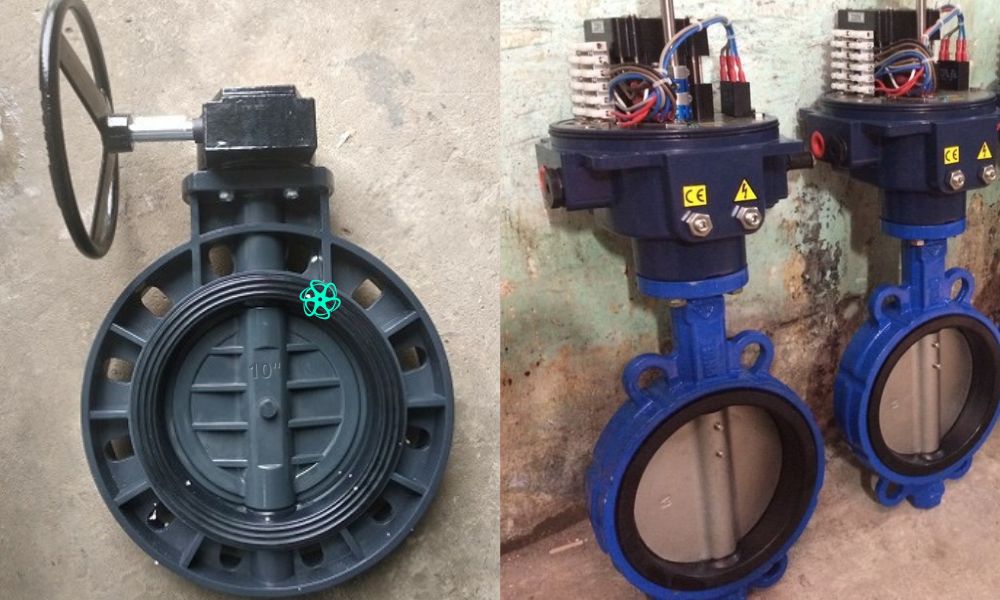 kiểu vận hành van bướm dn250