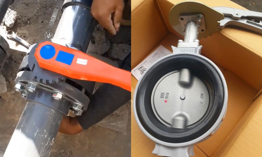 lưu ý dùng van bướm dn100