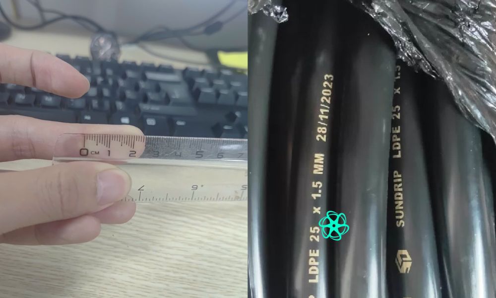 ống ldpe 25mm to như thế nào