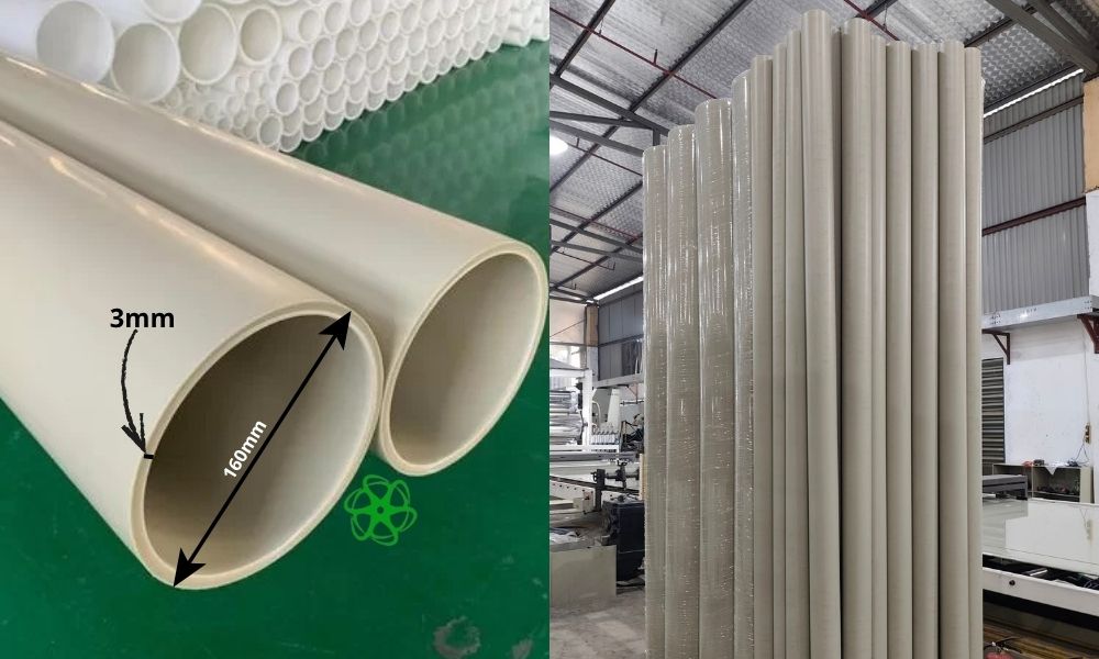 ống nhựa pp d160 nặng bao nhiêu